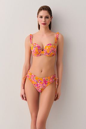 بالاتنه بیکینی نارنجی زنانه الاستین Suwen - کد 920751133
