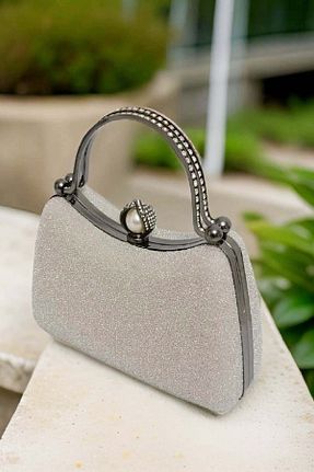 کیف مجلسی مشکی زنانه چرم مصنوعی Genel Markalar - کد 849450897