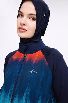 مایو حجاب سرمه ای Haşema - کد 917793869