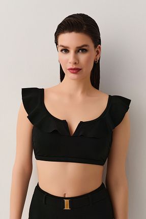 بالاتنه بیکینی مشکی زنانه Suwen - کد 920750915