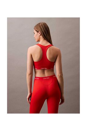 سوتین ورزشی قرمز زنانه پلی استر Calvin Klein - کد 921610831