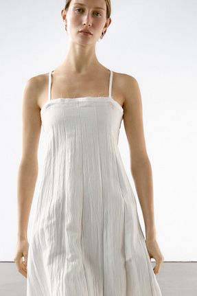 لباس سفید زنانه بافتنی Massimo Dutti - کد 917801654
