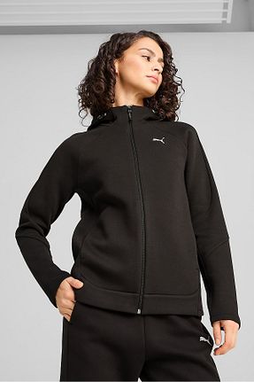سوئیشرت مشکی زنانه ساده Puma - کد 917794779