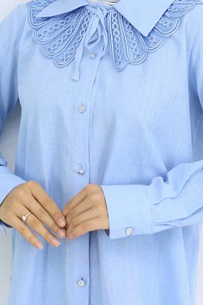 پیراهن حجاب آبی رگولار benguen - کد 917801847