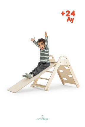 اسباب بازی چوبی بژ MAMATOYZ - کد 819616217