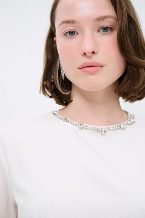 تیشرت نباتی زنانه Fitted adL - کد 917802575