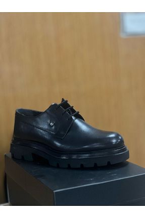 کفش کلاسیک مشکی مردانه چرم خالص mentaç - کد 917804162