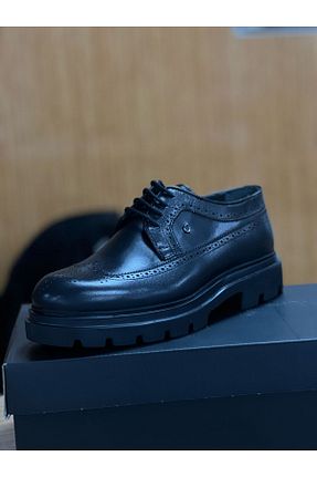 کفش کلاسیک مشکی مردانه چرم خالص mentaç - کد 917804739