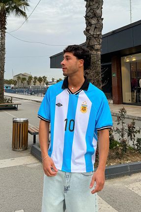 پولوشرت آبی مردانه اورسایز Flaw Wear - کد 917807700