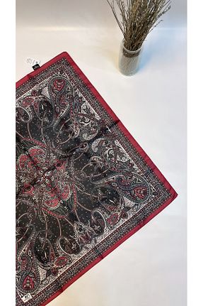 روسری زرشکی 90 x 90 Onur - کد 917805012