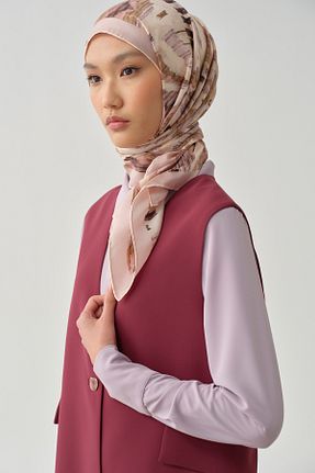 جلیقه حجاب بنفش زنانه رگولار Tuğba - کد 917807916
