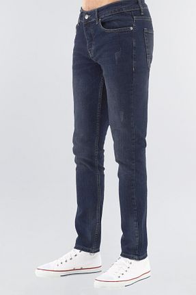 شلوار جین آبی مردانه پاچه تنگ CEDY DENIM - کد 66560398