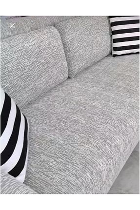 کاور مبل طوسی پلی استر Seher Home - کد 920755877