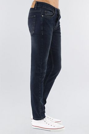 شلوار جین سرمه ای مردانه پاچه تنگ CEDY DENIM - کد 66573026