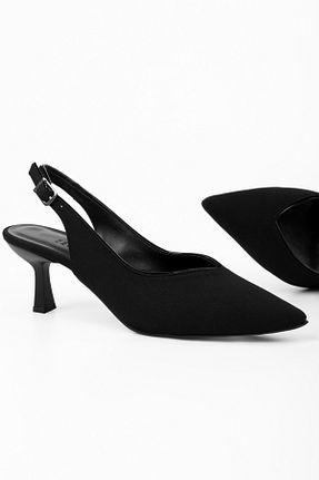 کفش استایلیتو مشکی پاشنه نازک Shoeberry - کد 917811758