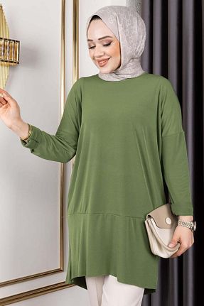 تونیک حجاب سبز زنانه بافتنی Genel Markalar - کد 920756971
