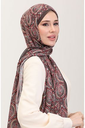 روسری زرشکی پنبه ای sefamerve - کد 917827849