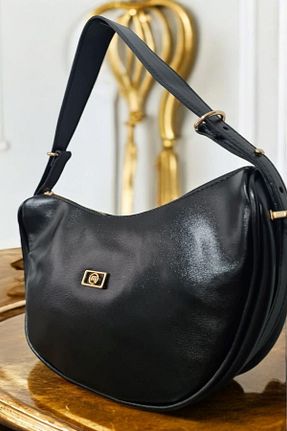 کیف دوشی مشکی زنانه چرم مصنوعی Classbag - کد 905753106