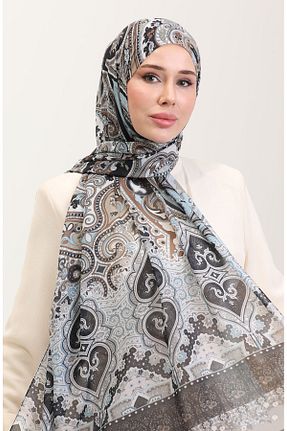 روسری قهوه ای پنبه ای sefamerve - کد 917827684