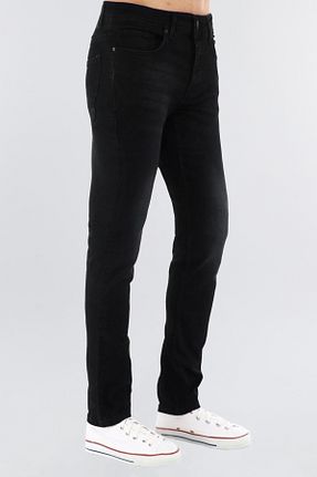 شلوار جین مشکی مردانه پاچه تنگ CEDY DENIM - کد 66586196