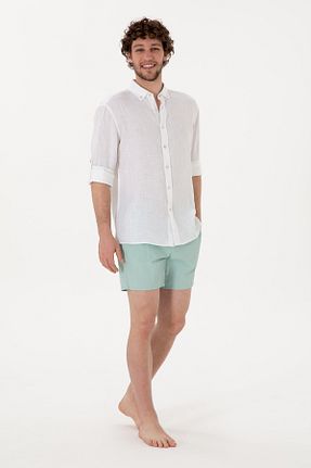 شلوارک ساحلی سبز مردانه پلی استر U.S. Polo Assn. - کد 921616979