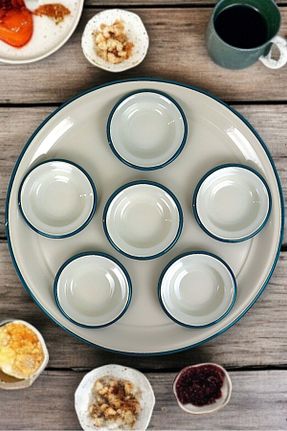 سرویس قهوه خوری فیروزه ای BPA Free İnci Emaye - کد 917802665