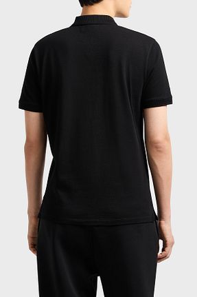 پولوشرت مشکی مردانه %100 پنبه Emporio Armani - کد 917839460