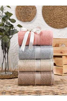حوله بژ پنبه ای Denia Home Textile - کد 917848349