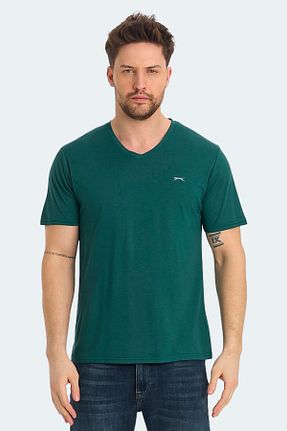 تیشرت اسپرت سبز مردانه رگولار Slazenger - کد 917903161