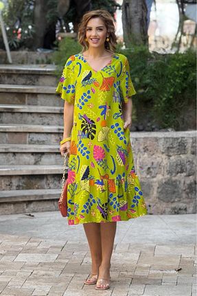 لباس سبز زنانه بافتنی Nevin Kaya Moda - کد 917937075
