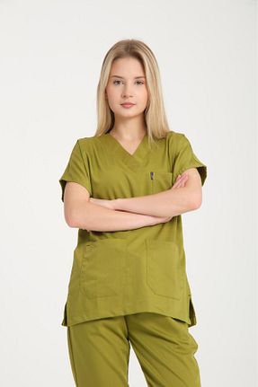 ست بالاتنه و پائین تنه سبز زنانه بافتنی YILMAZ - کد 917848097