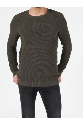 پلیور خاکی مردانه ساده Colin’s - کد 75996929
