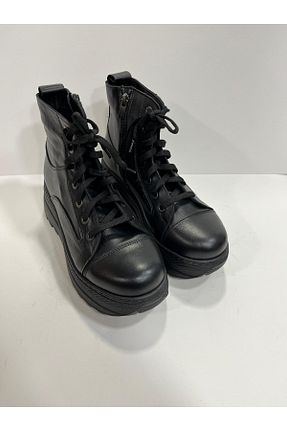 بوت / نیم بوت مشکی مردانه چرم خالص Öz Yapıcı Kundura - کد 917844727