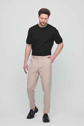 شلوار پارچه ای مردانه کمربند دار GIENTO - کد 917851343