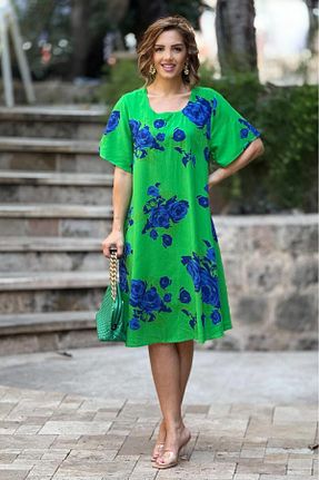 لباس سبز زنانه بافتنی Nevin Kaya Moda - کد 917951378