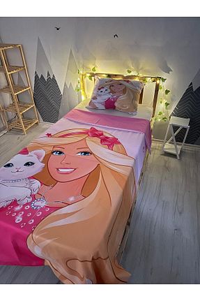ست روتختی کودک و نوزاد صورتی ساتن پنبه EVSEHOMES - کد 787666251