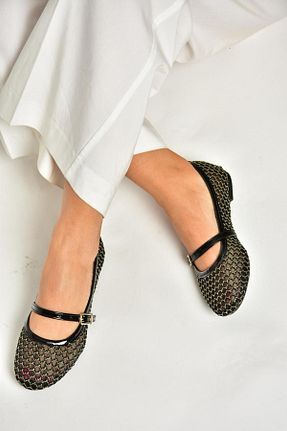 بابت طلائی زنانه چرم مصنوعی Fox Shoes - کد 917969614