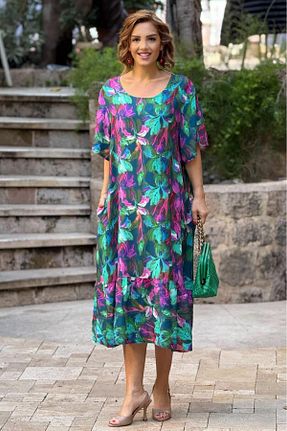 لباس سبز زنانه بافتنی Nevin Kaya Moda - کد 917947996
