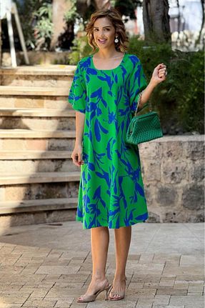 لباس سبز زنانه بافتنی Nevin Kaya Moda - کد 919761587