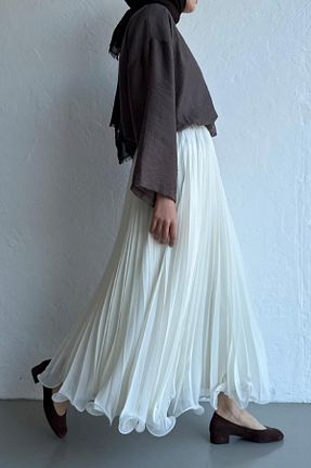 دامن بژ زنانه بافتنی Moca - کد 919473396