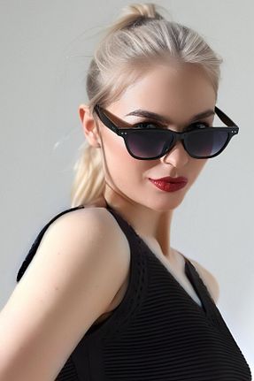 عینک آفتابی مشکی زنانه 52 MACERATİ - کد 917980203