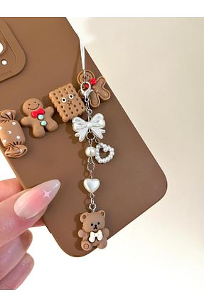 چارم قهوه ای 8 عیار bohemian takı tasarim - کد 918112424
