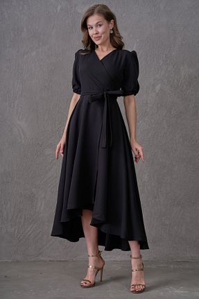 لباس مشکی زنانه بافتنی lovebox - کد 645947949