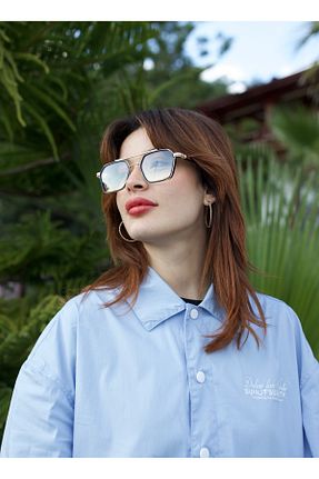 عینک آفتابی نارنجی زنانه UV400 Angel Eyes - کد 800014355