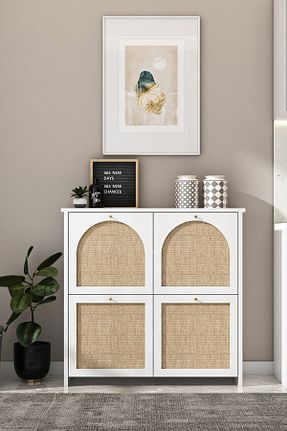 کابینت چند منظوره سفید MDF AYKOL MOBİLYA - کد 920775979