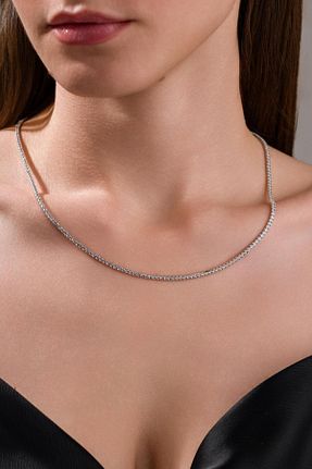 گردنبند نقره رنگی زنانه 925 عیار Tmt Silver - کد 920774968