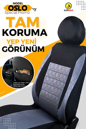 روکش صندلی خودرو طوسی KETHLİNE - کد 918300351