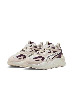 کفش اسنیکر بژ زنانه بند دار Puma - کد 893249587
