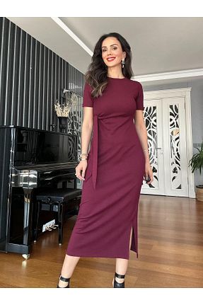 لباس زرشکی زنانه بافتنی Atelier Derin - کد 919733320
