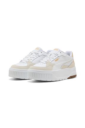 کفش اسنیکر بژ زنانه بند دار Puma - کد 918321830